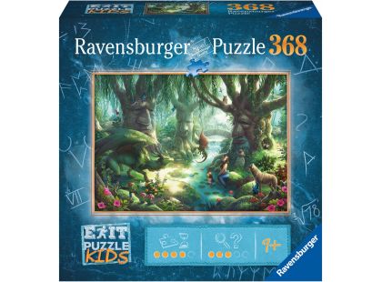 Ravensburger Puzzle Exit Kids V magickém lese 368 dílků