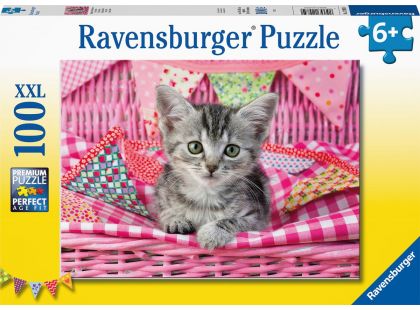 Ravensburger Puzzle Roztomilé koťátko 100 dílků