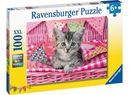 Ravensburger Puzzle Roztomilé koťátko 100 dílků