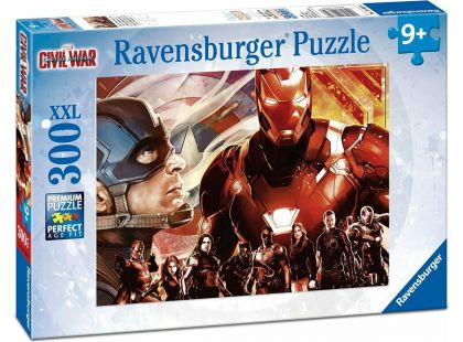 Ravensburger puzzle 132164 Kapitán Amerika vs. Iron Man 300 XXL dílků