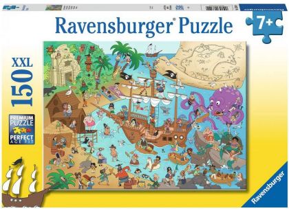 Ravensburger puzzle 133499 Piráti 150 dílků
