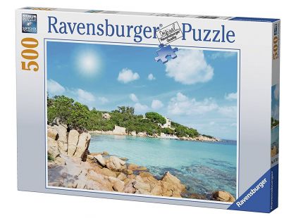 Ravensburger Puzzle 147588 Pláž na Sardínii 500 dílků