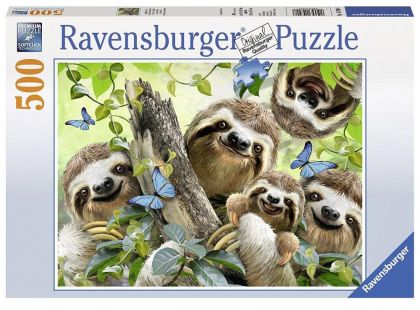 Ravensburger Puzzle Selfie lenochoda 500 dílků