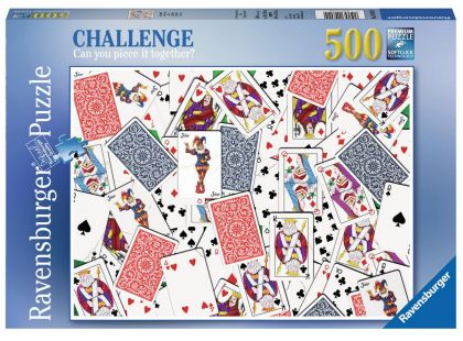 Ravensburger Puzzle 148004 Karty 500 dílků