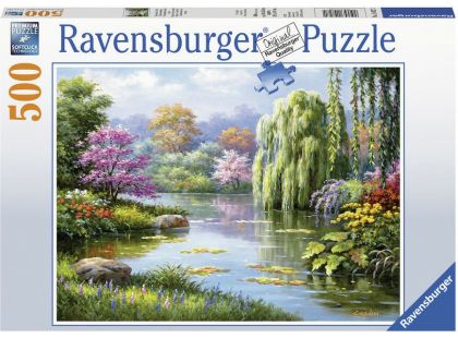 Ravensburger puzzle 148271 Pohled na jezero 500 dílků