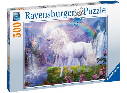 Ravensburger puzzle 150076 Kůň a duha 500 dílků