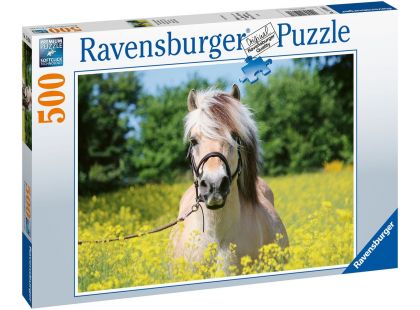 Ravensburger Puzzle Bílý kůň 500 dílků
