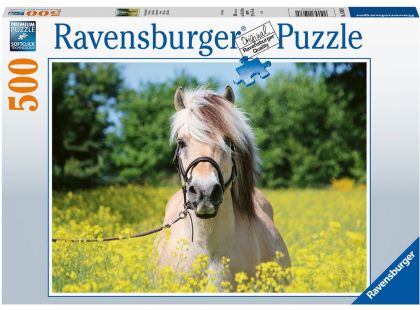 Ravensburger Puzzle Bílý kůň 500 dílků