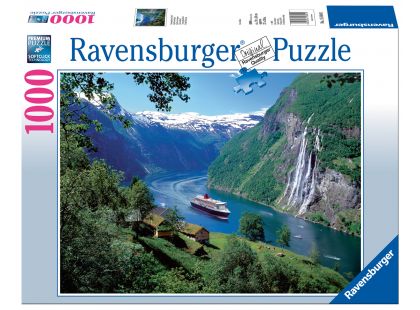 Ravensburger Puzzle Norský fjord 1000 dílků