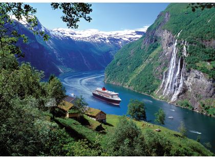Ravensburger Puzzle Norský fjord 1000 dílků