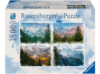 Ravensburger puzzle 161379 Neuschwanstein 18000 dílků