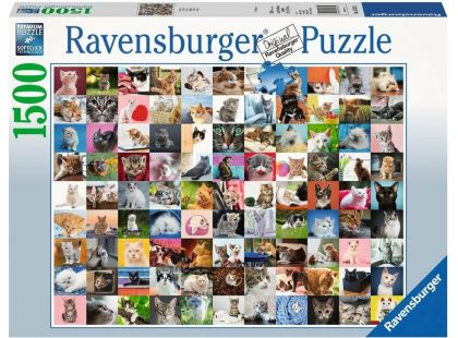 Ravensburger Puzzle 99 koček 1500 dílků