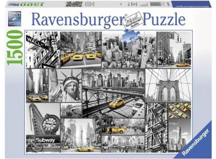 Ravensburger Puzzle 163540 New York taxi 1500 dílků