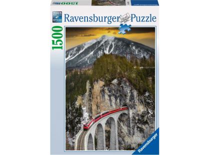 Ravensburger Puzzle 163588 Zimní kaňón 1500 dílků