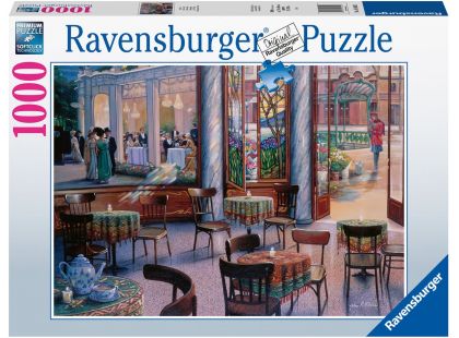 Ravensburger puzzle 164493 Návštěva v kavárně 1000 dílků