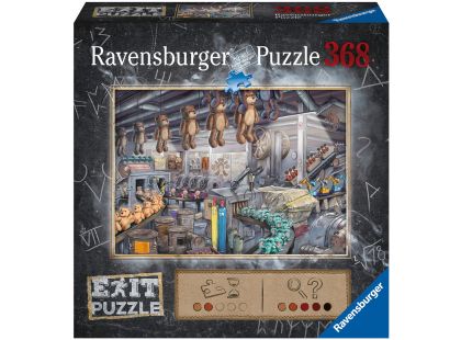Ravensburger Puzzle Exit V továrně na hračky 368 dílků