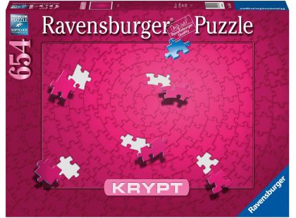 Ravensburger puzzle 165643 Krypt - Pink 654 dílků