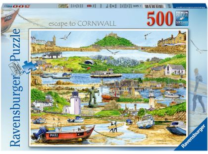 Ravensburger puzzle 165742 Únik do Cornwallu 500 dílků