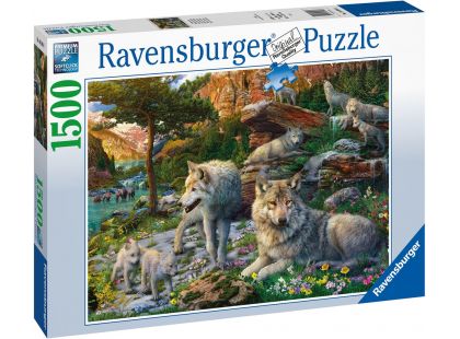 Ravensburger Puzzle Jarní vlci 1500 dílků