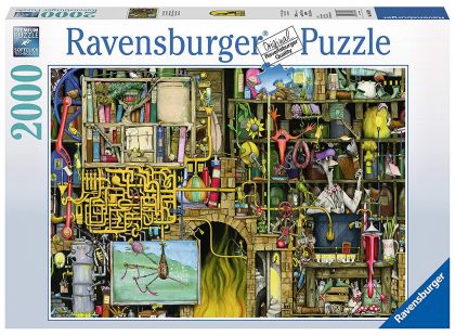 Ravensburger Puzzle 166428 Bláznivá laboratoř 2000 dílků