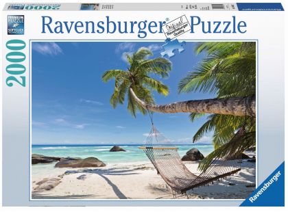 Ravensburger Puzzle 166992 Houpací síť na pláži 2000 dílků