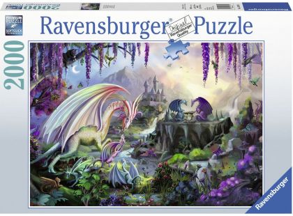 Ravensburger puzzle 167074 Dragon Valley 2000 dílků