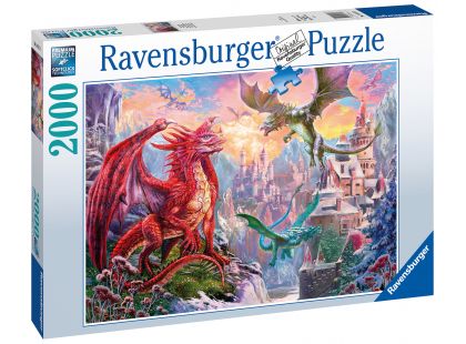 Ravensburger Puzzle Mystický drak 2000 dílků