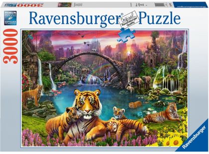 Ravensburger Puzzle Divočina s květinami 3000 dílků
