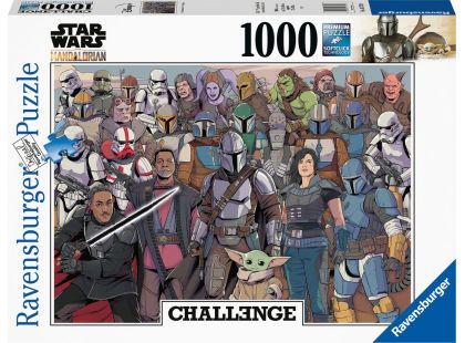 Ravensburger Puzzle Challenge Star Wars Mandalorian 1000 dílků