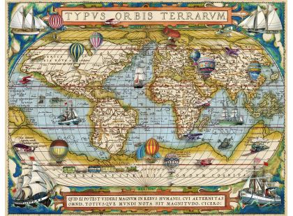 Ravensburger Puzzle Cesta kolem světa 2000 dílků