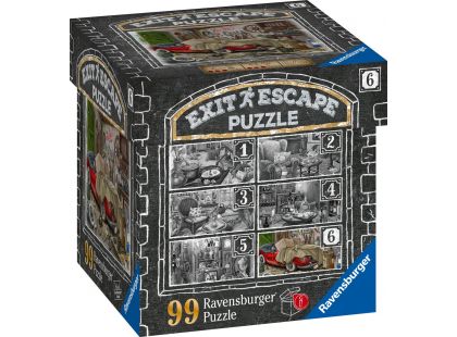 Ravensburger Puzzle Exit Garáž 99 dílků