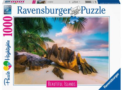 Ravensburger Puzzle Nádherné ostrovy Seychely 1000 dílků