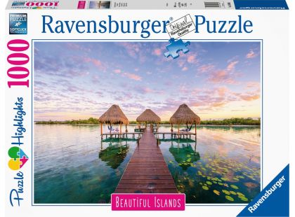 Ravensburger Puzzle Nádherné ostrovy Tropický ráj 1000 dílků