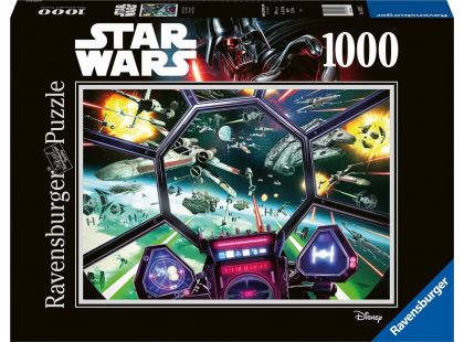 Ravensburger Puzzle Star Wars TIE Fighter Kokpit 1000 dílků