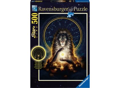 Ravensburger Puzzle Starline Puzzle Svítící lev 500 dílků