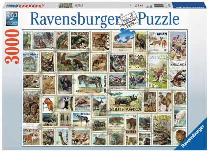 Ravensburger Puzzle 170791 Zvířecí známky 3000 dílků