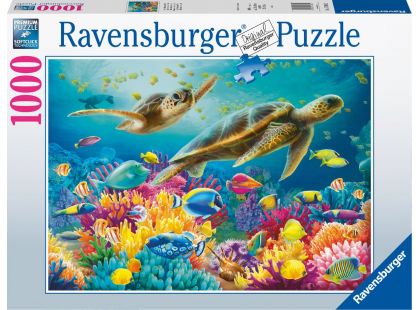 Ravensburger Puzzle Pestrobarevný podmořský svět 1000 dílků