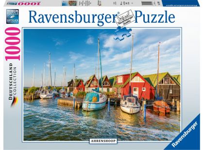 Ravensburger Puzzle Romantický přístav Ahrenshoop 1000 dílků