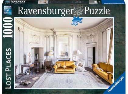 Ravensburger Puzzle Ztracená místa Bílý pokoj 1000 dílků