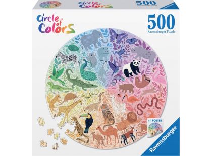 Ravensburger puzzle 171729 Zvířata 500 dílků