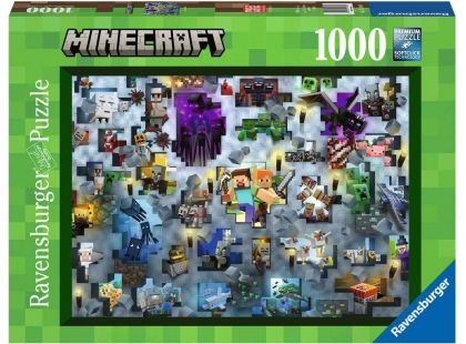 Ravensburger Puzzle Challenge Minecraft 1000 dílků