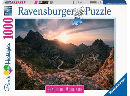 Ravensburger puzzle 173136 Dechberoucí hory: Pohoří Serra de Tramuntana, Malorka 1000 dílků