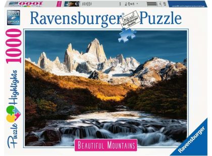 Ravensburger puzzle 173150 Dechberoucí hory: Mount Fitz Roy, Patagonie 1000 dílků