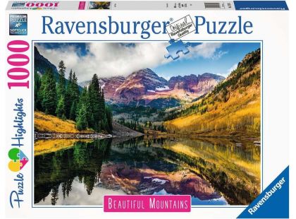Ravensburger puzzle 173174 Dechberoucí hory: Aspen, Colorado 1000 dílků