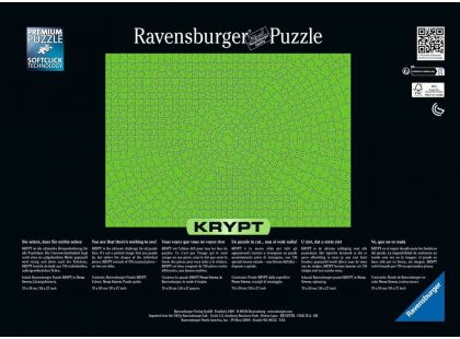 Ravensburger Puzzle Krypt puzzle Neonová zelená 736 dílků