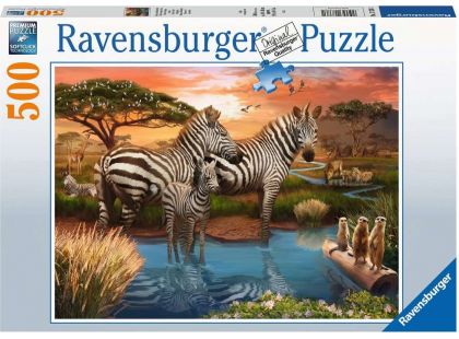 Ravensburger puzzle 173761 Zebry 500 dílků