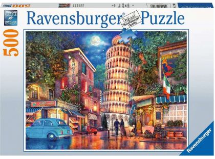 Ravensburger Puzzle 173808 Uličky v Pise 500 dílků