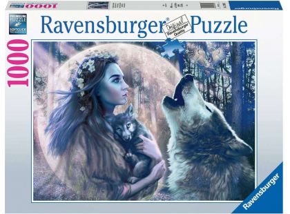 Ravensburger puzzle 173907 Vlčí magie 1000 dílků