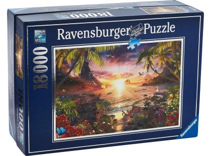 Ravensburger puzzle 174427 Západ slunnce v ráji 18000 dílků