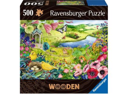 Ravensburger Puzzle dřevěné Divoká zahrada 500 dílků